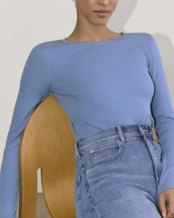 Everlane Tops|Tees*The Luxe Rib Long-Sleeve Crew