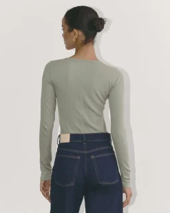 Everlane Tops|Tees*The Luxe Rib Long-Sleeve Crew