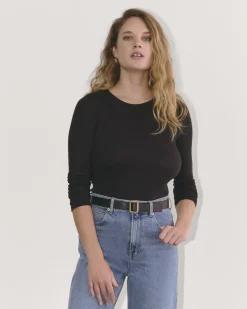 Everlane Tops|Tees*The Luxe Rib Long-Sleeve Crew