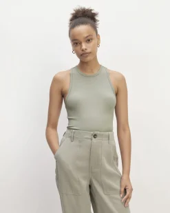 Everlane Tees|Tank Tops*The Luxe Rib Racerback Tank