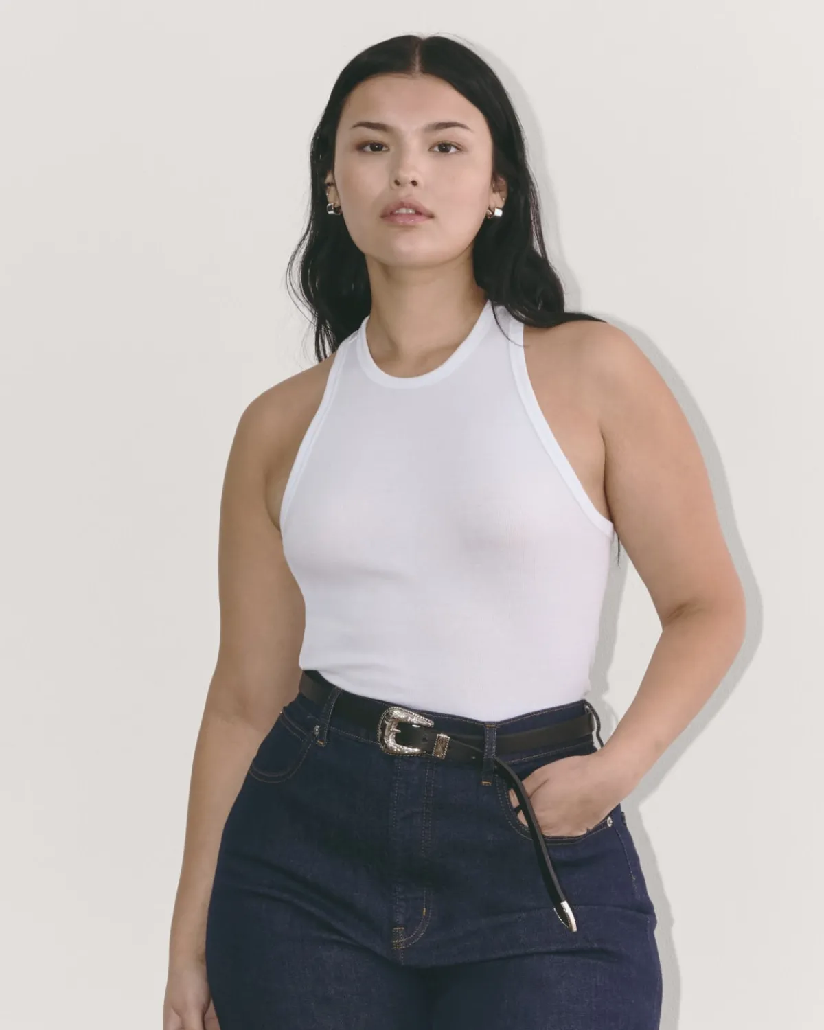 Everlane Tees|Tank Tops*The Luxe Rib Racerback Tank