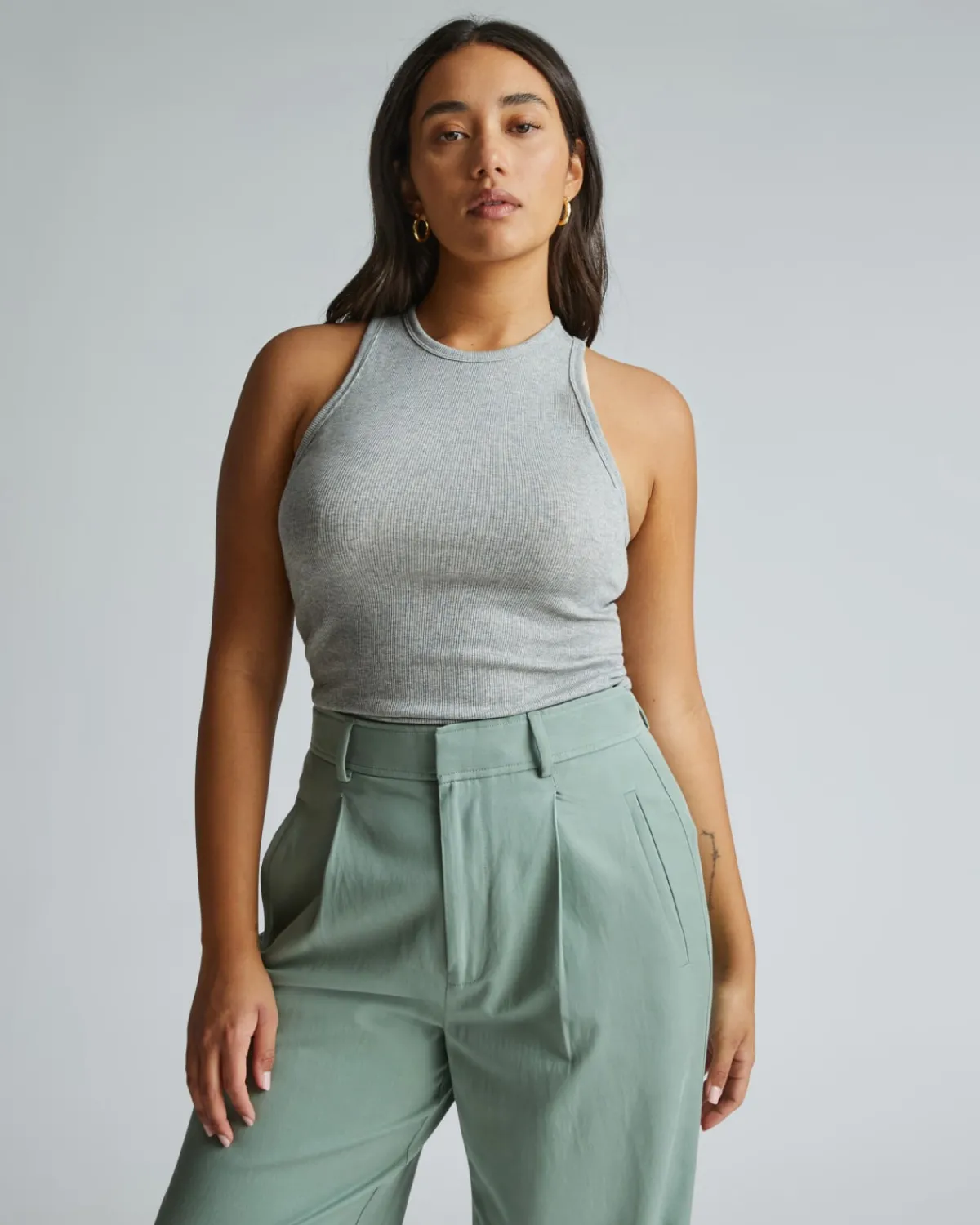Everlane Tees|Tank Tops*The Luxe Rib Racerback Tank