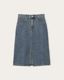 Everlane Shorts & Skirts|Jeans*The Mid-Way Skirt Deep Atlantic