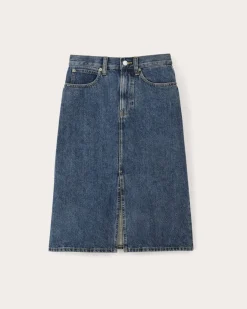 Everlane Shorts & Skirts|Jeans*The Mid-Way Skirt Deep Atlantic