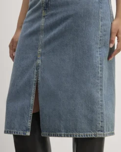 Everlane Shorts & Skirts|Jeans*The Mid-Way Skirt Deep Atlantic