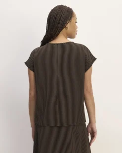 Everlane Tops*The Mini Jacquard Stripe Top