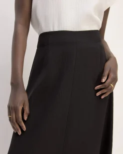 Everlane Shorts & Skirts|Jeans*The Mini Jacquard Stripe Slip Skirt Tumbled Black