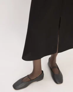 Everlane Shorts & Skirts|Jeans*The Mini Jacquard Stripe Slip Skirt Tumbled Black