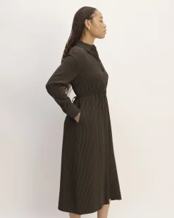Everlane Dresses*The Mini Jacquard Stripe Shirt Dress