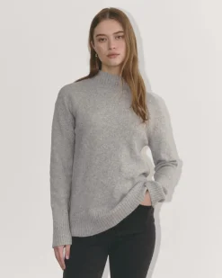 Everlane Sweaters*The Mockneck Sweater in Plush Cotton