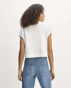 Everlane Tees|Short Sleeve Tees*The Muscle Cropped Tee in Essential Cotton