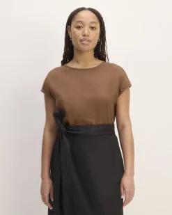 Everlane Tops*The Muscle Top in Linen