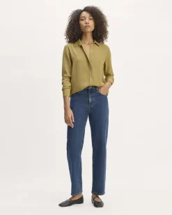 Everlane Tops*The Must-Have Shirt in Washable Silk