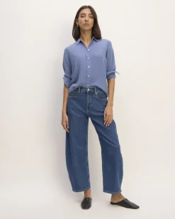 Everlane Tops*The Must-Have Shirt in Washable Silk