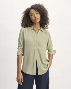 Everlane Tops*The Must-Have Shirt in Washable Silk