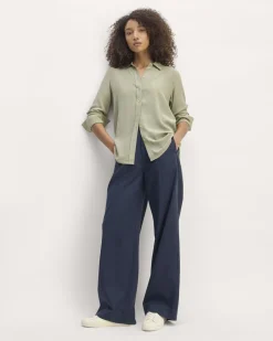 Everlane Tops*The Must-Have Shirt in Washable Silk