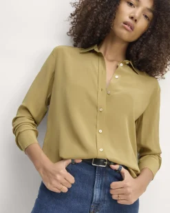 Everlane Tops*The Must-Have Shirt in Washable Silk