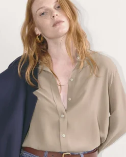 Everlane Tops*The Must-Have Shirt in Washable Silk