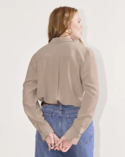 Everlane Tops*The Must-Have Shirt in Washable Silk