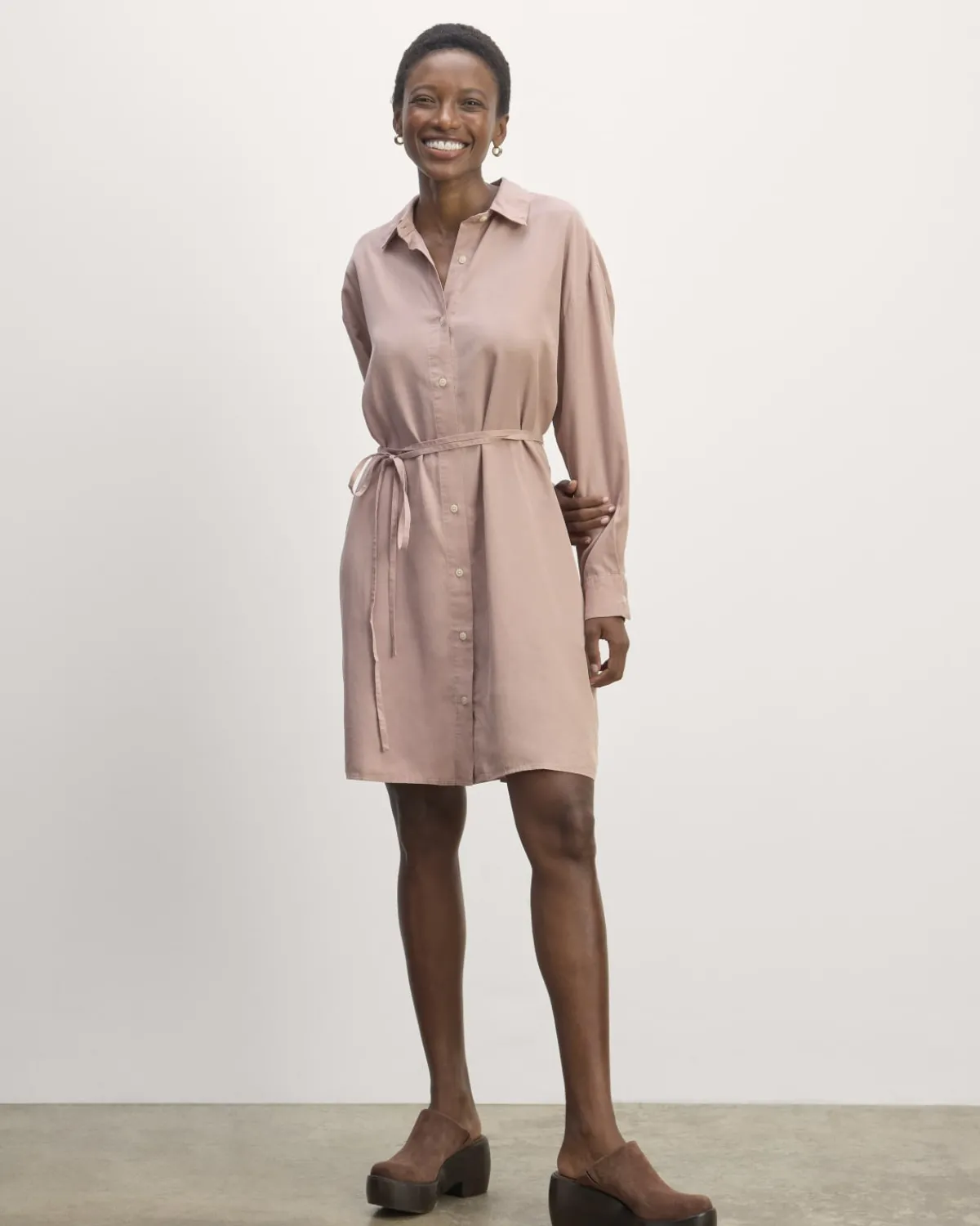 Everlane Dresses*The Must-Have Shirtdress in Butterlite