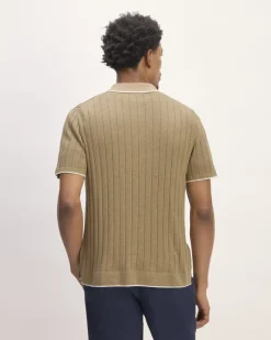 Everlane Sweaters|Turtleneck Sweaters*The No-Sweat Button-Down Polo Heathered Canvas