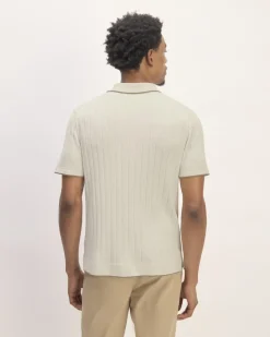 Everlane Sweaters|Turtleneck Sweaters*The No-Sweat Button-Down Polo Heathered Canvas