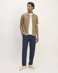 Everlane Sweaters|Turtleneck Sweaters*The No-Sweat Button-Down Polo Heathered Canvas