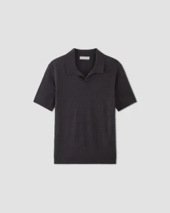 Everlane Sweaters|Turtleneck Sweaters*The No-Sweat Polo Heather Ash