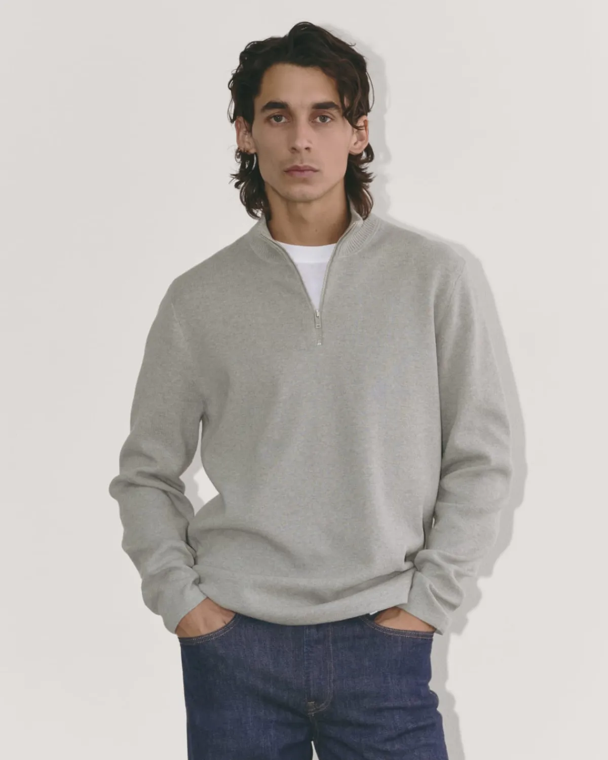 Everlane Sweaters|Turtleneck Sweaters*The No-Sweat Quarter-Zip