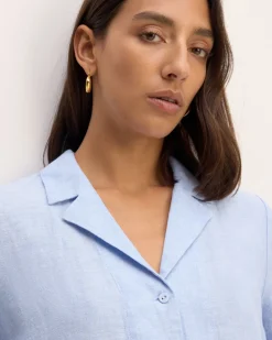 Everlane Tops*The Notch Shirt in Linen