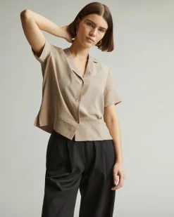 Everlane Tops*The Notch Shirt in Washable Silk