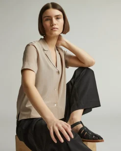 Everlane Tops*The Notch Shirt in Washable Silk