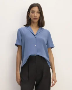 Everlane Tops*The Notch Shirt in Washable Silk