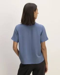 Everlane Tops*The Notch Shirt in Washable Silk