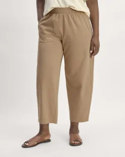 Everlane Loungewear|Pants*The Off-Duty Barrel Pant Dark Mahogany