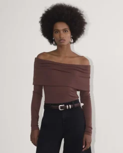 Everlane Tops*The Off-the-Shoulder Top in Butterluxe
