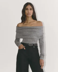 Everlane Tops*The Off-the-Shoulder Top in Butterluxe