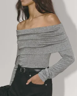 Everlane Tops*The Off-the-Shoulder Top in Butterluxe