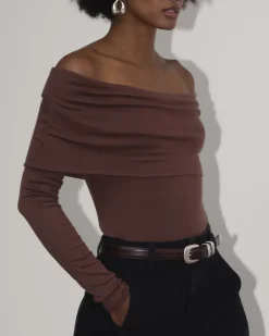 Everlane Tops*The Off-the-Shoulder Top in Butterluxe