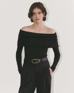 Everlane Tops*The Off-the-Shoulder Top in Butterluxe
