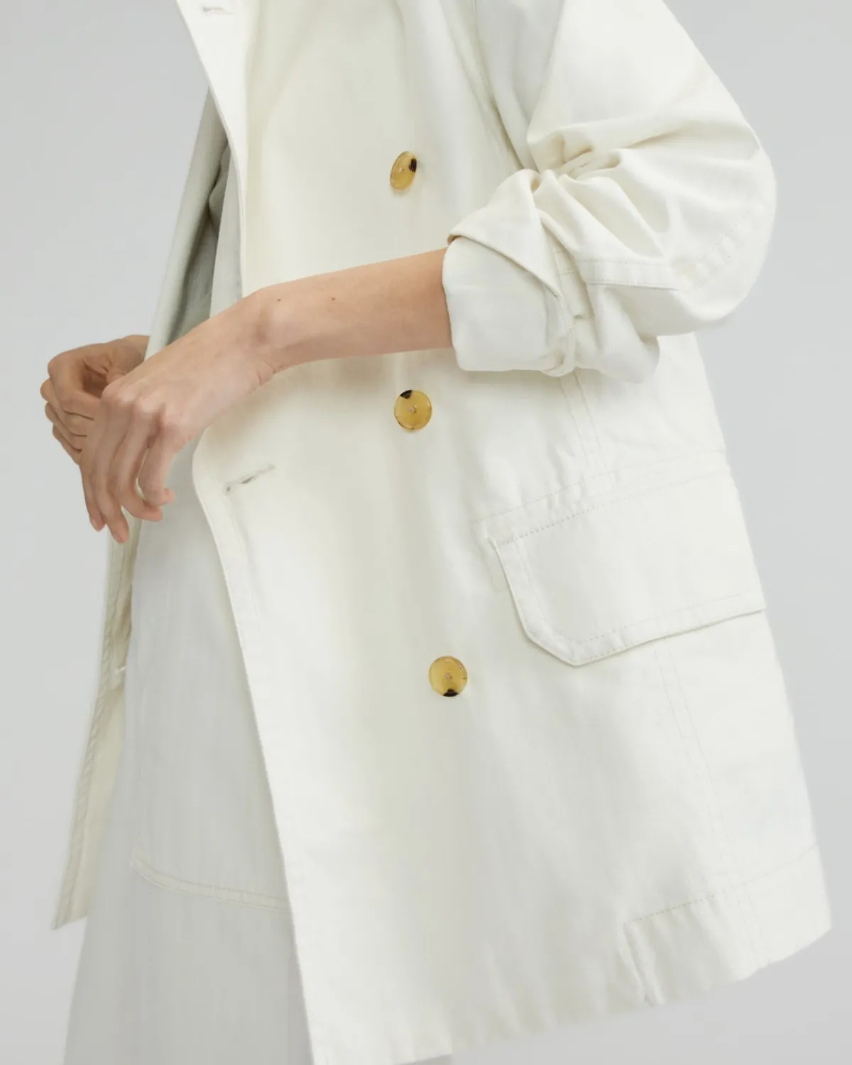 Everlane Jackets & Coats|Jackets*The Organic Cotton Herring Jacket Bone
