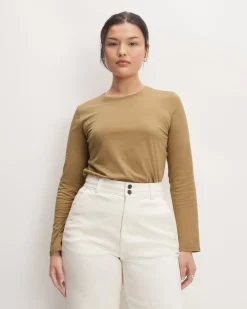 Everlane Tees|Long Sleeve Tees*The Organic Cotton Long-Sleeve Crew