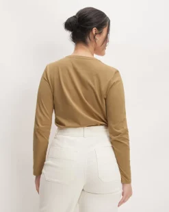 Everlane Tees|Long Sleeve Tees*The Organic Cotton Long-Sleeve Crew