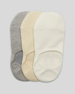 Everlane Accessories|Loungewear*The Organic Cotton No-Show Sock 3-Pack Neutral Multi