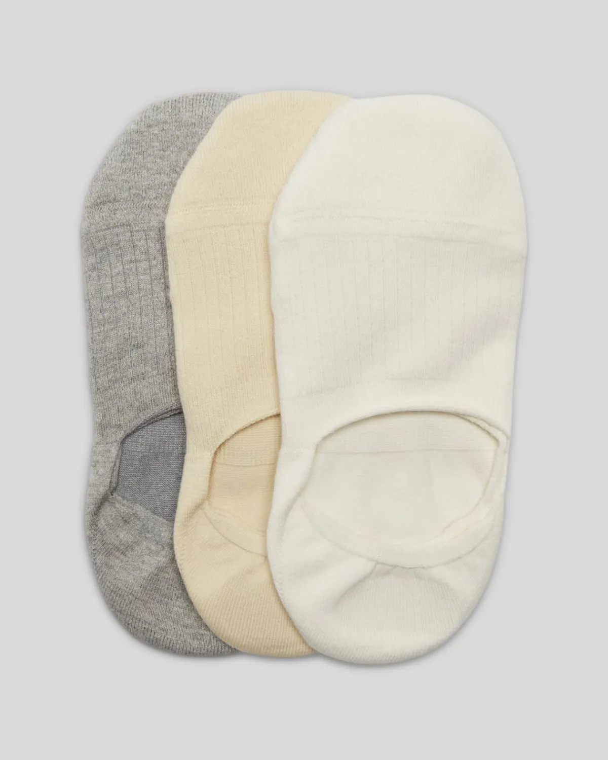 Everlane Accessories|Loungewear*The Organic Cotton No-Show Sock 3-Pack Neutral Multi