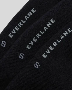 Everlane Accessories|Loungewear*The Organic Cotton No-Show Sock 3-Pack Neutral Multi