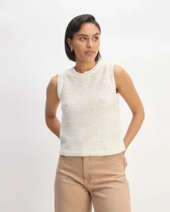 Everlane Sweaters*The Organic Cotton Open-Stitch Tank