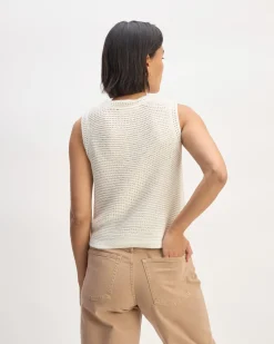 Everlane Sweaters*The Organic Cotton Open-Stitch Tank