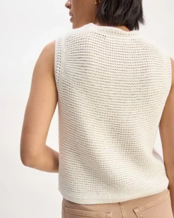 Everlane Sweaters*The Organic Cotton Open-Stitch Tank
