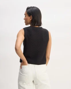 Everlane Sweaters*The Organic Cotton Open-Stitch Tank